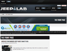 Tablet Screenshot of jeeplab.com